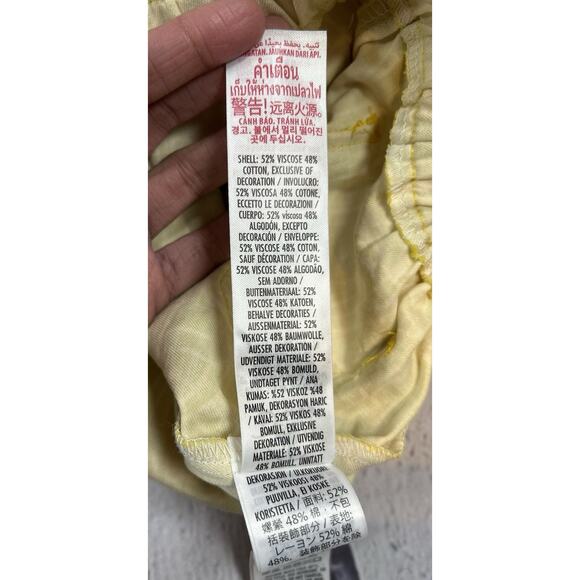 Disney Princess Tiana Bayou Adventure Jumpsuit Costume Youth 5/6 Yellow Zip Up - Picture 5 of 5